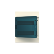 Бокс настенный Mistral41 24М(2х12) прозрачная дверь, +PE+N (32 клемм), 292х257х ABB 1SPE007717F0521