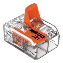 Клемма универсальная компактная 2х(0.5-6.0) WAGO 221-612 (уп. 50 шт.)