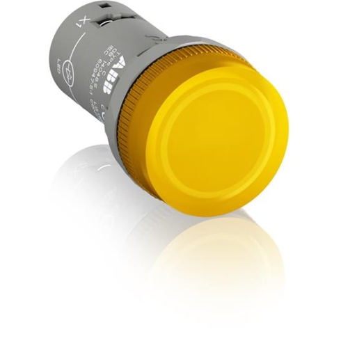 Лампа CL2-502Y со встроенным светодиодом 24В AC/DC желтая ABB 1SFA619403R5023