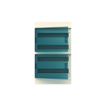 Бокс настенный Mistral41 72М (4х18)прозрачная дверь, +PE+N (84 клеммы), 382х656х ABB 1SPE007717F1121