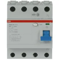 Автоматический выключатель дифференциальный 4-модульный F204 A S-63/0,3 ABB 2CSF204201R3630