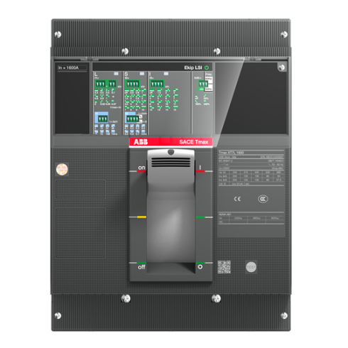 Автоматический выключатель XT7S 1600 Ekip Dip LSI In=1600A 3p F F ABB 1SDA100833R1