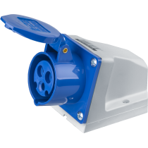 Розетка для монтажа на поверхность 216 RS4 2Р+E 16A 110V~ IP44 (D19 609 01) ABB 2CMA193097R1000