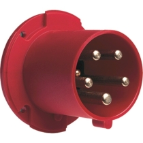 Вилка панельная прямая 63A,3P+N+E, IP44 463 BU6 ABB 2CMA167234R1000