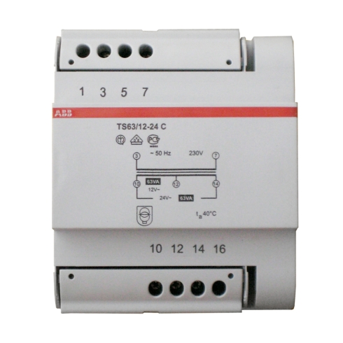 Трансформатор разделительный безопасности TS63/12-24C ABB 2CSM631043R0811