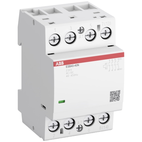 Контактор ESB40-22N-06 модульный (40А АС-1, 2НО+2НЗ), катушка 230В AC/DC ABB 1SAE341111R0622