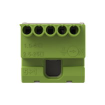 Клеммник самозажимной PE 5х4+1х25мм ZK51G 1 2.26 11.3 ABB 1SPE007715F9712