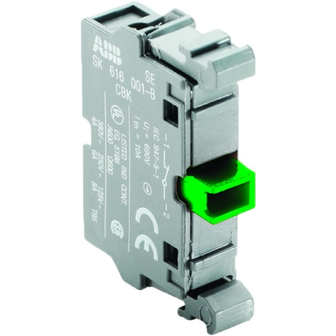 Блок контактов MCB-10 фронтальный монтаж 1НО ABB 1SFA611610R1001