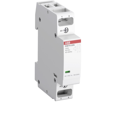 Контактор ESB20-11N-01 модульный (20А АС-1 1НО+1НЗ) катушка 24В AC/DC ABB 1SBE121111R0111
