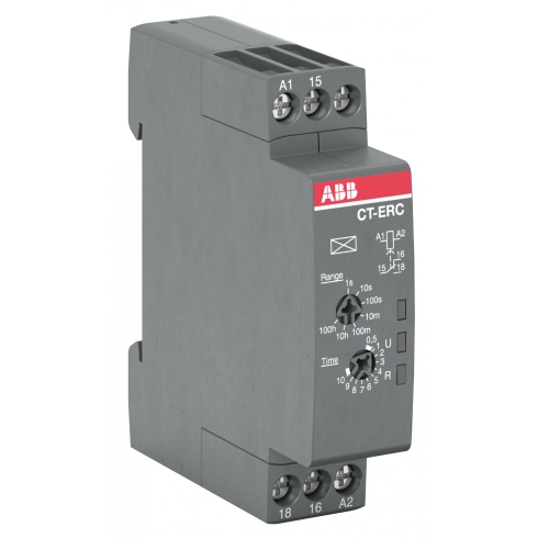Реле времени CT-ERC.12 компактное 24-48B DC, 24-240B AC 7 ABB 1SVR508100R0000