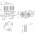 Циркуляционный насос с сухим ротором в исполнении Inline с фланцевым соединением Wilo CronoTwin-DL 40/140-2,2/2 2121016