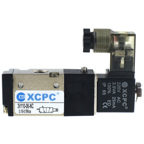 Распределитель с электромагнитным управлением XCPC 3V110-06-NC-DC12V