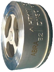 Обратный клапан пружинный межфланцевый ABRA D71 Ру25 Ду15 (PN25 DN15 )
