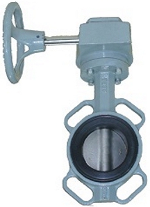 Затвор поворотный дисковый межфланцевый ABRA BUV-VF863D Ру16 Ду150MR (PN16 DN150)