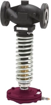 Клапан редукционный из чугуна фланцевый ADCA RP45 пружина №66 Ру16 Ду32 ...