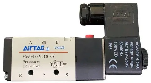 Распределитель с электромагнитным управлением AirTAC 4V210-08B