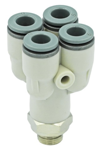 Коллектор цанговый Camozzi R7572 6-1/4