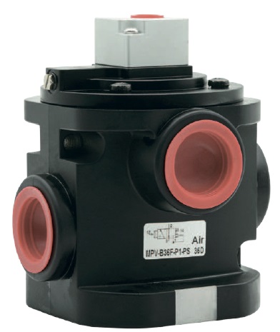 Распределитель с пневмоуправлением Camozzi MPV-B36F-P1-PS