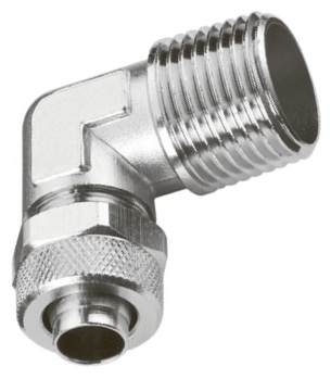 Штуцер с накидной гайкой Camozzi 1511 6/4-1/4