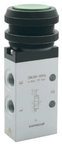 Распределитель с ручным управлением Camozzi 3N38-896