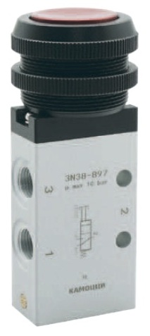 Распределитель с ручным управлением Camozzi 3N38-897