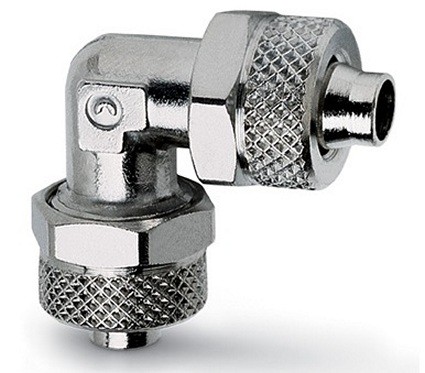 Тройник с накидной гайкой Camozzi 1420 10/8-1/4