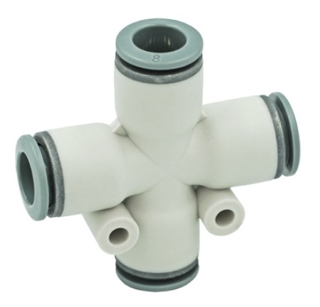 Фитинг цанговый крестообразный Camozzi R7600 6