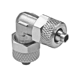 Фитинг угловой с накидной гайкой Camozzi R1550 10/8