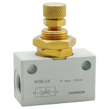 Дроссель без обратного клапана Camozzi RFON 1/8