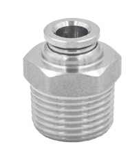 Штуцер цанговый Camozzi X6510 12-1/2-NPT1/2 SS316