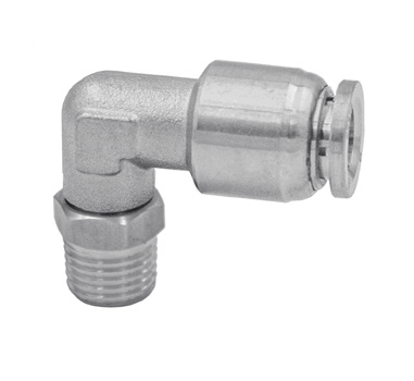 Фитинг цанговый угловой Camozzi X6520 8-R1/8 SS316