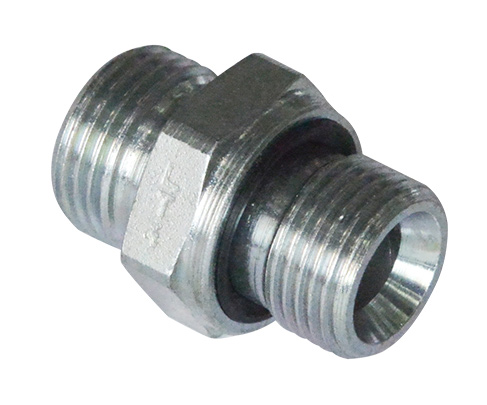 Фитинг прямой с уплотнением CAST S.p.A. 100535-4, G1/2-12S, 630 бар, в комплекте с гайкой и кольцом