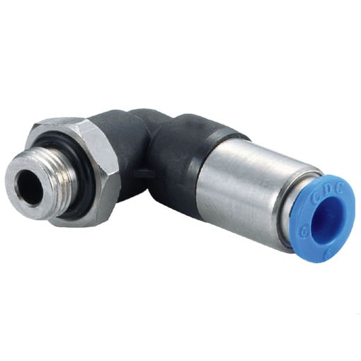 Штуцер цанговый с обратным клапаном угловой удлиненный CDC SPL 10-G02 ...