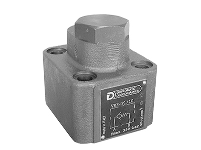 Клапан обратный DUPLOMATIC MS S.p.a. VR3-P1/10, стыковой монтаж, 350 бар, 100 л/мин