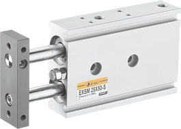 Пневмоцилиндр двухпоршневой E.MC EXSM10x15-S