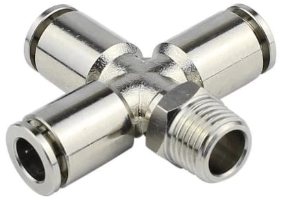 Фитинг цанговый крестообразный E.MC EMZT-10-02G