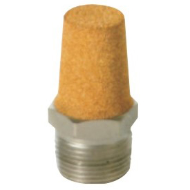 Глушитель латунный резьбовой пневматический E.MC AS-08 1/4