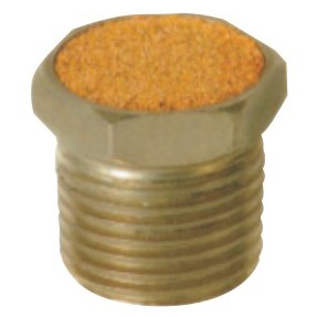 Глушитель латунный резьбовой пневматический E.MC VS-15 1/2