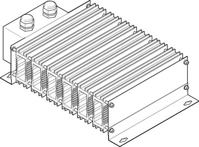 Тормозящий резистор Festo CACR-KL2-33-W2400