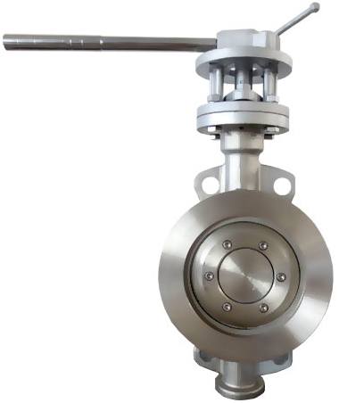 Затвор дисковый поворотный межфланцевый стальной Фобос ФБ99-000-200-000 Ру16 Ду200 (PN16 DN200)