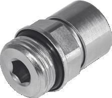 Штуцер цанговый KIPVALVE KF-G1/4-12 [M01]
