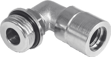 Штуцер цанговый угловой KIPVALVE KFL-G1/2-10 [M01]