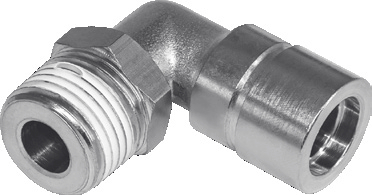 Штуцер цанговый угловой KIPVALVE KFL-1/2-10 [M01]