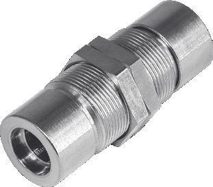 Муфта цанговая для панельного монтажа KIPVALVE KFS-10 [M01]
