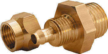 Штуцер с накидной гайкой KIPVALVE KN-G1/2-10 [M01]