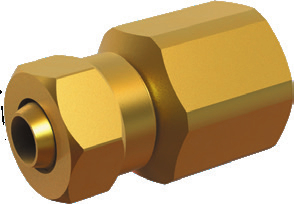 Штуцер с накидной гайкой и внутренней резьбой KIPVALVE KNF-G1/2-10 [M01]
