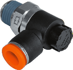 Дроссель с обратным клапаном KIPVALVE KSLA-1/4-8-P [M01]