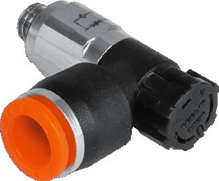 Дроссель с обратным клапаном KIPVALVE KSLA-M5-6-P [M01]