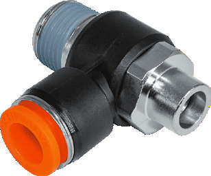 Дроссель с обратным клапаном KIPVALVE KSLA-M5-6-S [M01]