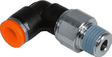 Штуцер цанговый угловой вращаемый KIPVALVE KSLR-1/2-10 [M01]